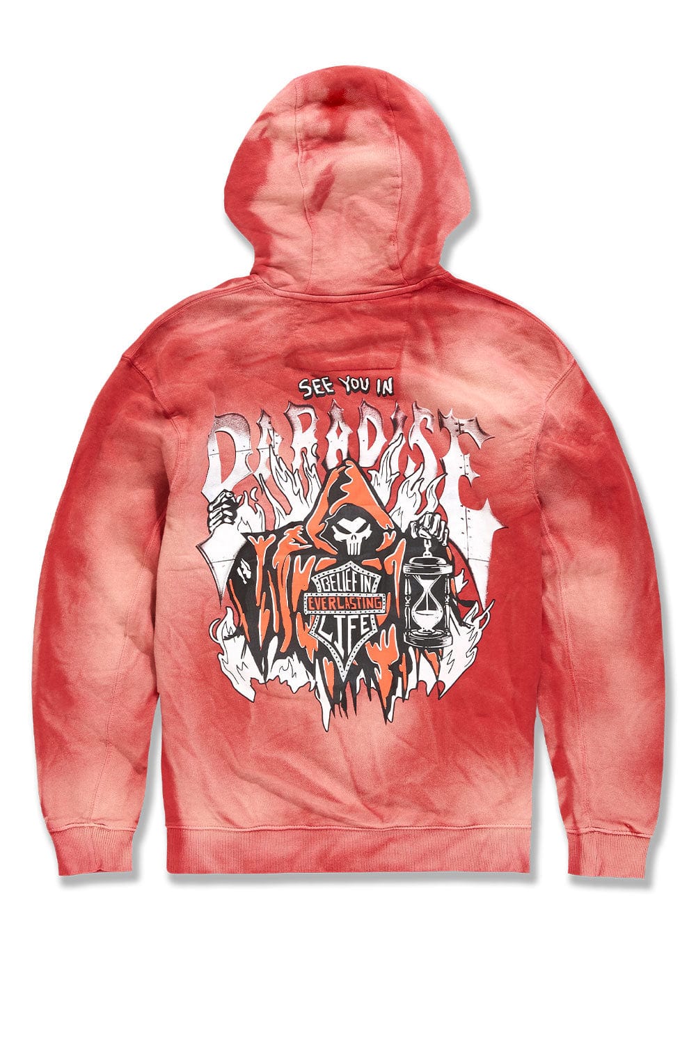 JORDAN CRAIG AFTERLIFE PULLOVER HOODIE (RED)