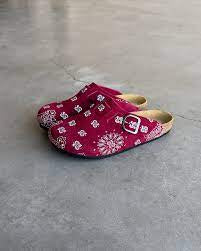 Bravest Studio Paisley Clogs Red