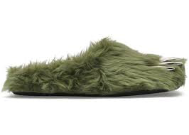 Bravest Studio Bear Claw Mules Green