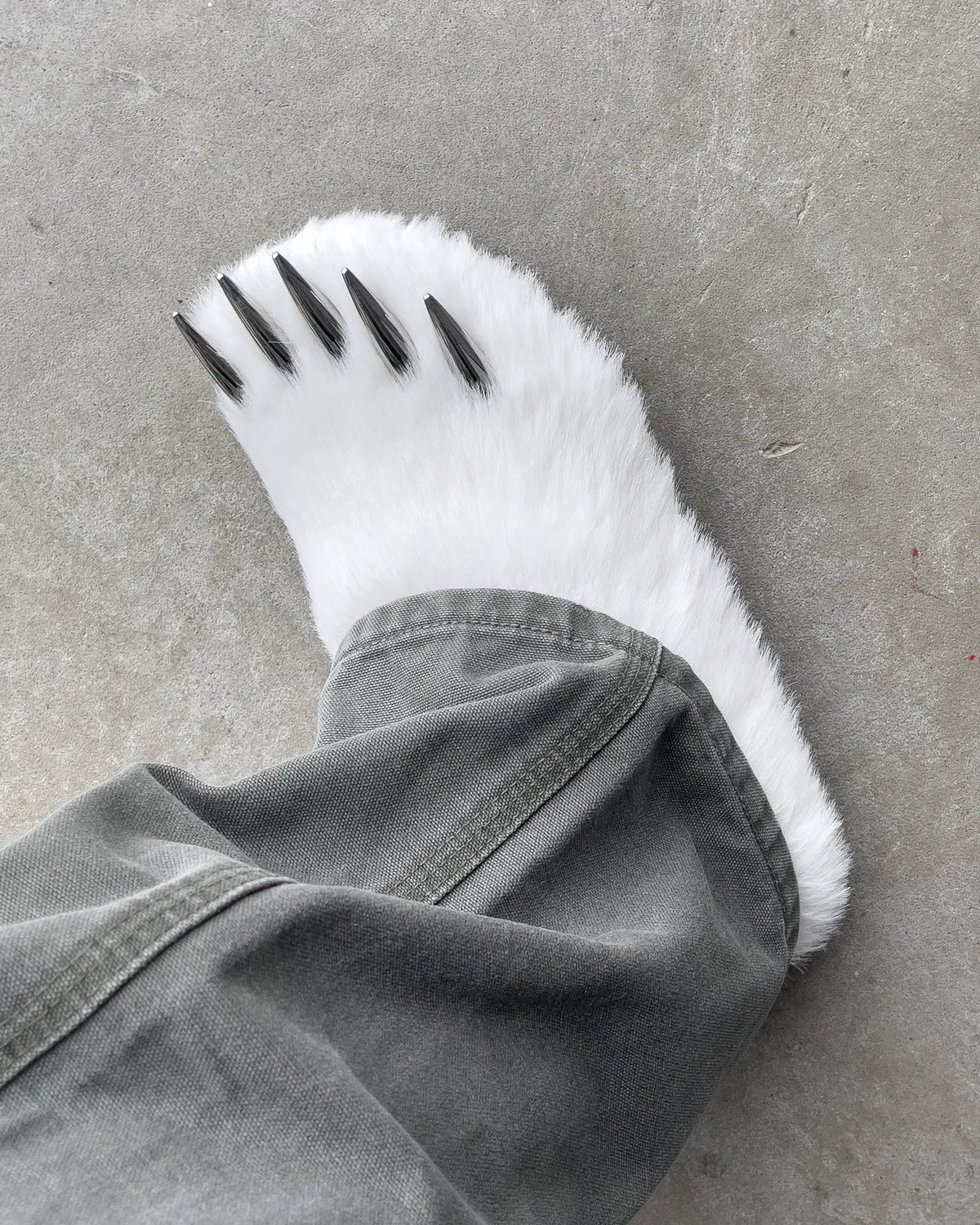 Bravest Studios Bear Claw Mules White