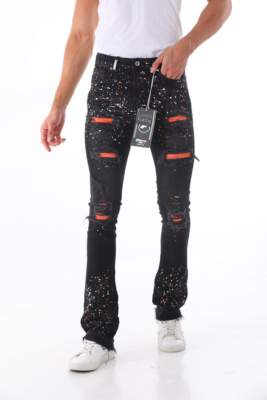 Fantic 1031 Stacked Jeans Black O