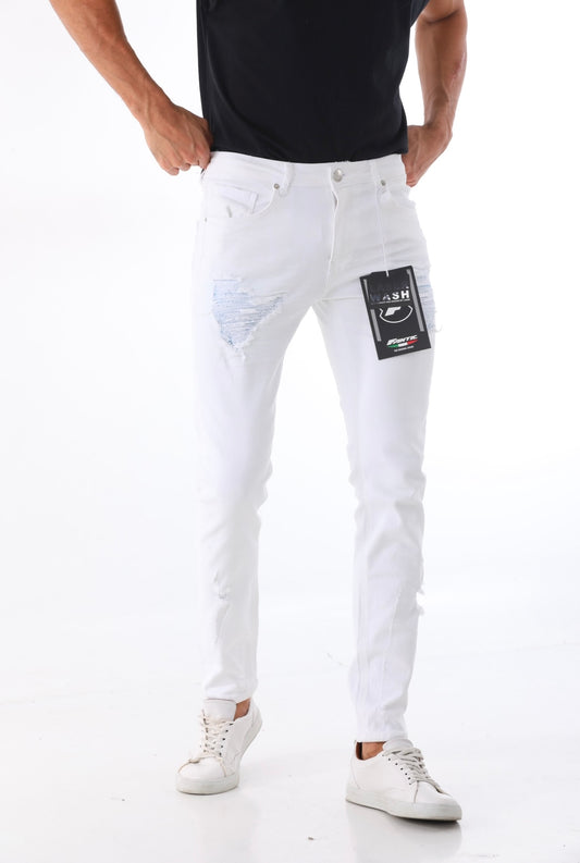Fantic Polar Ice Skinny Jeans White B