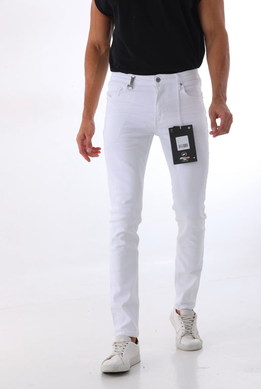 Fantic Distressed Skinny White